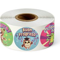 50-500pcs Animal Cartoon Stickers for Kids School Teacher Spanish Reward Stickers classic kids Toy Cute Stationery Supplies