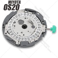 Miyota OS20 0S20 Quartz Watch Movement Chronograph 3-6-9 Small Seconds Calendar Original Japan Repair Replacement Parts