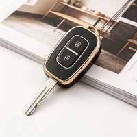 TPU Car Key Cover Case Fob for Renault Kwid Traffic Symbol Fit Dacia Sandero Logan Duster 2016 2017 2018 Protect Auto Shell Fob