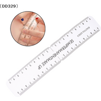 1/5Pcs Reusable Semi Permanent Makeup Guide Ruler Measure Tools Eyebrow Stencil Template Grooming Brow Shaping Styling〔DD329〕