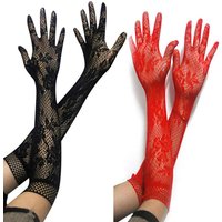 New New Fashion Etiquette Gloves Long Fishnet Gloves Nets Smooth Fashion More Style Lace Beautiful Elegant Women Sexy Gloves