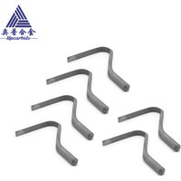 7-Shaped Tungsten Carbide Hook Scraper 44mm Length 3.7mm Shank Clay Sculpture Pottery Trimming Tool for Art Craft