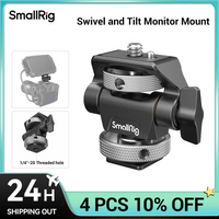 SmallRig Schnellwechsel-Monitorhalter, Kameraklemme, drehbare und verstellbare Monitorhalterung mit Kaltschuh/ARRI/NATO-Halterung 2905B