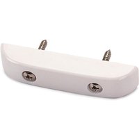 U2JB White Vintage Bass Thumb Rest Finger Thumbrest Plastic Electric Bass Guitar Thumb Rest with Mounting Screws