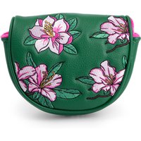 Golf Putter Covers OZ1 Mallet Putter Headcover Azalea Embroidery Leather Golf Club Covers with Magnetic for OZ1,MEZZ1,MEZZ1 MAX