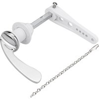Zinc Alloy Toilet Tank Lever Toilet Flush Handle Lever with Chain Toilet Handle Kit Toilet Cistern Tank Replacement Accessories