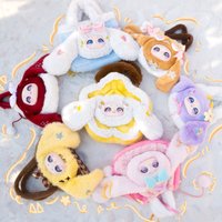 Samuel Samael Bag the Love Series Plush Blind Box Trendy Handbag With Rabbit Ear Decoration Storage Bag Surprise Blind Box Gifts