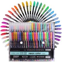 Glitter Gel Pen Set — Colorful 1.0mm Glitter Pens Colored Gel Pens for Adults: Ideal for Handwriting, Note-Taking, Highlighting