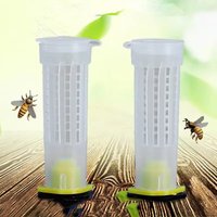 10/50/100PCS Beekeeping Queen Bee Rearing System Protection Cages Plastic Tools Supplies Larva Anti Bite Beekeepers Equipemnt