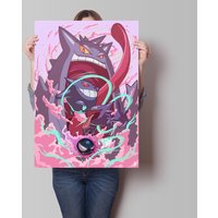Stunning Pokemon Wall Art Prints Set - Pikachu Friends in Action Eeveelutions' Variety Perfect for Home Decoration