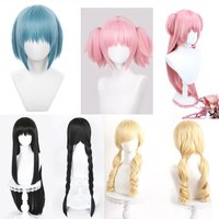 Anime Akemi Homura, Miki Saori, Tomomi Mami, role-playing wigs, Halloween role-playing synthetic wigs