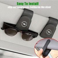 Car Sun Visor Glasses Case Holder Sunglasses Clip For Opel Corsa Astra Mokka Grandland X Insignia Zafira Vivaro Combo Cascada