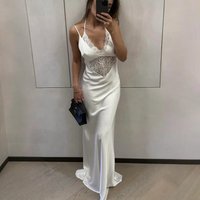 Lace Sling High Waist Dress Women's Hollow Sexy Backless Maxi Dress Black Evening Party Outfits Fashion Slim Office Lady 2026