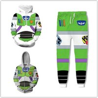 Anime Toy Story 3D Print Hoodie Buzz Lightyear Woody Cosplay Sweatshirt Unisex Casual Pullover for Spring Autumn Halloween Gift