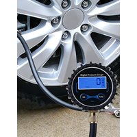 AliExpress NONE Digital Tire Air Pressure Gauge with Quick Clip Air Chuck Pressure Monitoring Tools Tester for Car Motorcycle Bicycle RV A0KF