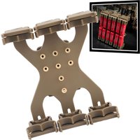 Tactical 12 Gauge Shotgun Shell Holder12 Rounds Adjustable Angle Magazine Ammo Pouch Belt Clip Adaptor Mag Hunting Accessories