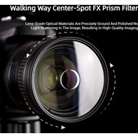 Walking Way Center-Spot FX Prism Filter Special Effect Filters Highly Transparency Camera Filter SLR Lens Innovative Photography