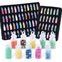 Epoxy Filling Set Sparkling Epoxy Resin Glitter Powder Heart Star Micro Beads Nail Art Sequins For Jewelry Making Craft DIY