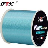 FTK 300/500m Blue Invisible Fishing Line 0.14mm-0.50mm Speckle Fluorocarbon Coating Line Super Strong Spotted Line