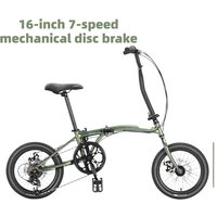 Compact Foldable City Bike Shimano Gears Ultra Light Portable Commuter Bicycle Ideal for Adults, Students and Daily Travel