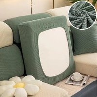 Housse de canapé élastique épaisse pour salon, couleur unie, protection de meubles, housse de coussin, housses de canapé amovibles