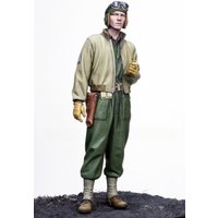 1/16 Scale Die-Cast Resin Figure Model Kit US Army 2AD Pilot Soldier Single Person Unassembled and Unpainted