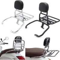 Folding shelves For VESPA GTS 300 GTV 300 Backrest Rear Back Pad Luggage Rack Motorcycle Accessories