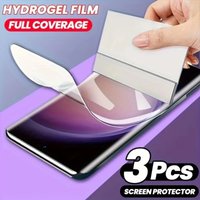 3Pcs Full Cover Hydrogel Film for Samsung Galaxy A17 A16 5G A35 A32 A03 A07 A36 A26 HD Screen Protectors A25 A33 A06 A12 A20 A05