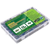 15/24/36 Values 225/460/925Pcs Aluminum Capacitors Set 16V-50V Aluminum Electrolytic Capacitors Assortment Kit for DIY Projects