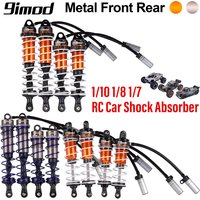 9IMOD 2/4pcs Metal Shock Absorber RC Car Front Rear Oil Damper Kit for 1/7 DBX-07 1/8 HSP HPI 1/10 Axial SCX10 90046 TRX4