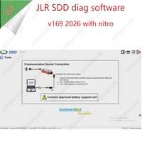 2026 hot sell for Jaguar Land Rover JLR SDD V168 Software with Patch + Nitro
