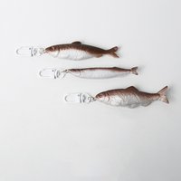 Funny Simulation Salted Fish Keychain Backpack Pendant Key Chains Realistic Personality Japanese Fun Jewelry Gifts