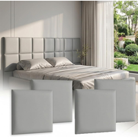 1PC Anti-Collision Wall Padding, Peel and Stick headboard Panels, Self-Adhesive Headboard Panels for Wall, Bedroom/Living Room