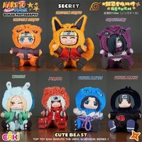 Original TOPTOY EAKI Naruto Cute Beast Party Series 2 Trendy Blind Box Toys Collectible Kawaii Plush Doll Hanging Ornament Gift