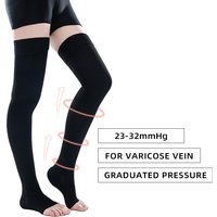 23–32 mmHg elastischer Krankenpflege-Kompressionsstrumpf, Unisex, medizinische Druckstrümpfe der Klasse 2, Schlaffüße, Krampfadern-Socke