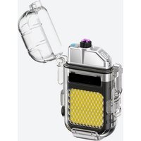USB Rechargeable Lighters COB Electric Torch Transparent Waterproof Lighter Outdoor Camping Windproof Lighter