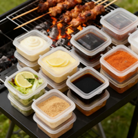 Multifunctional snack box - reusable for takeout - suitable for bakeries and picnics