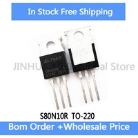10Pcs S80N10R 100A 80V TO-220 Electric Vehicle Converter MOSFET IC in Stock Wholesale