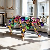 1pc Hand-Painted Realistic Leopard Resin Statue Color-Changing Creative Art Sculpture for Home Office Living Room Desktop Decor