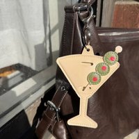 Cute Hanger Pentagram Star Keychain Multi Functional Cartoon Pu Leather Pendant DIY Korean Sunglasses Bag Men