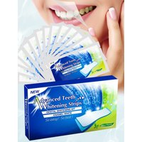Advanced Teeth Whitening Strip Instant Brightening Gentle on Enamel No Sensitivity Long-Lasting White Smile Professional Dental