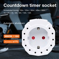 Mini Automatic Timer Socket Charger Countdown Appliances Timing Controller 12 Hours Adjustable 230V EU Plug Timer Switch