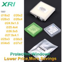 Fiber Laser Protection Window Lens Protective Windows Dia18/20/24.9/27.9/30/34/37 for WSX Precitec Raytools WSX Bodor Laser Head