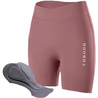 AliExpress TOSUOD women's cycling bib shorts high waisted sports bodysuit with seamless padding suitable for spring and summer road cycling