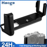 Haoge HG-OM3 Camera Bracket Holder Hand Grip for OM SYSTEM OM-3 Camera fit Arca Swiss Kirk RRS Benro Quick Release Plate