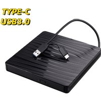 New Zebra Pattern USB3.0 External Blu-ray Burner TYPE-C Mobile Optical Drive BD Burner Notebook Desktop Universal