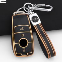 Fashion TPU Car Key Case Cover For Mercedes Benz A C E S G Class GLC CLE CLA GLB GLS W177 W205 W213 W222 X167 AMG Keychain Fob
