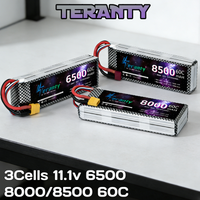 TERANTY 11.1V 6500mah 8000mah 8500mah 3S Lipo Battery 60C 80C With XT60 XT90 T Plug for RC Airplane Helicopter Boat Power Supply