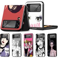 NaNa Osaki Anime Z Flip 7 Phnoe Case For Samsung Z Flip 6 5 4 3 5G Galaxy ZFlip7 ZFlip4 ZFlip5 ZFlip6 ZFlip3 Phone Cover 4 Z Fli