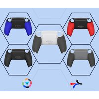 Newly Designed PS5 Controller DIY Shell Replacement, Dual Color Anti Slip Bottom, Compatible with BDM-010 020 030 040 050 060 image 4